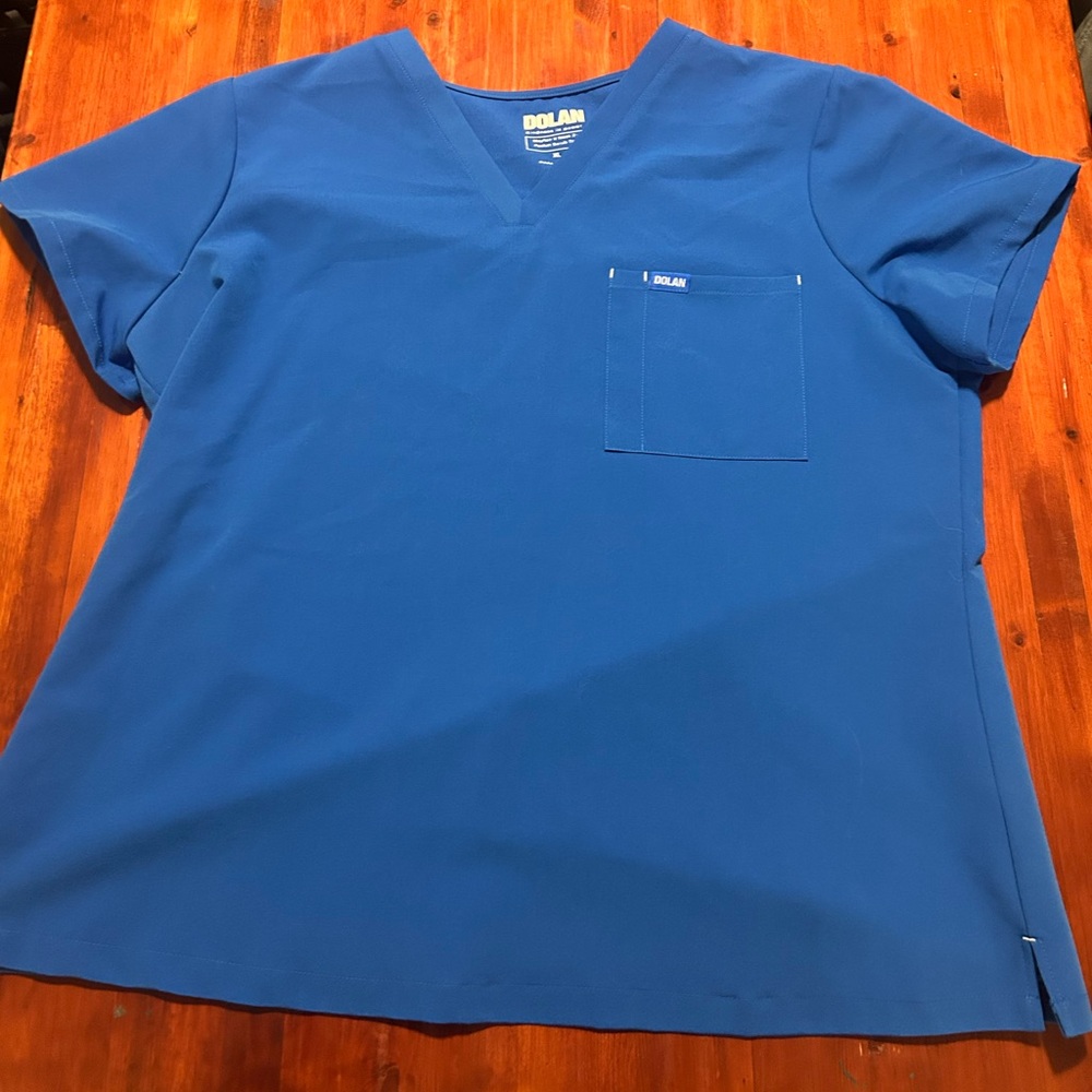 Dolan Women’s Royal Blue V-Neck Scrub Top